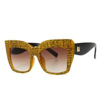 European And American Retro Sunglasses Cat Eye Big Frame Sunglasses Trend main image 1