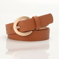 European And American Fashion Solid Color Decoration Belt main image 1