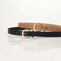 European And American Fashion Solid Color Decoration Belt main image 4