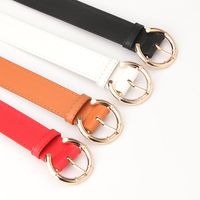 C Shape Alloy Women's Leather Belts main image 3