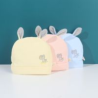 Newborn Hat Autumn And Winter New Cute Cartoon Pony Embroidery Hat main image 1