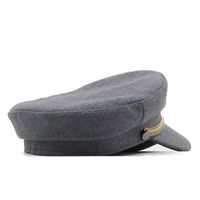 Autumn/winter Navy Hat European And American Chain Woolen Cloth Octagonal Navy Hat Flat Cap main image 5