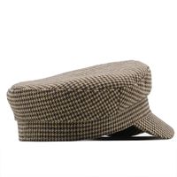 Autumn And Winter Navy Hat Houndstooth Retro Fashion British Cap Casual Wild Beret main image 5