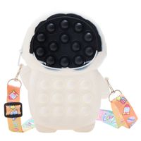 Winter New Trendy Cool Spaceman Silicone Bag Parent-child Mobile Phone Coin Purse Cute Accessory Bag main image 6