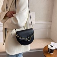Retro Small Bag 2021 New Trendy Fashion Portable Messenger Bag Casual Shoulder Saddle Bag main image 3