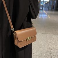 2021 New Fashion Shoulder Messenger Bag Casual Small Square Bag Texture Chain Bag main image 5