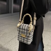 حقائب صغيرة عالية الجودة للنساء خريف وشتاء 2021 عصرية جديدة ، حقيبة صوفية صغيرة main image 3