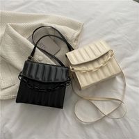Niche Texture Bag New Trendy Fashion Single Shoulder Small Square Bag Retro All-match Messenger Bag main image 5