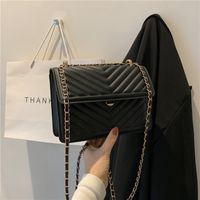 Fashion New Embroidery Thread Small Bag Texture Korean Version Trend Chain Shoulder Bag main image 3