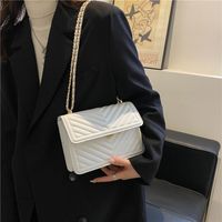 Fashion New Embroidery Thread Small Bag Texture Korean Version Trend Chain Shoulder Bag main image 1