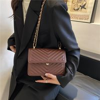Fashion New Embroidery Thread Small Bag Texture Korean Version Trend Chain Shoulder Bag main image 5