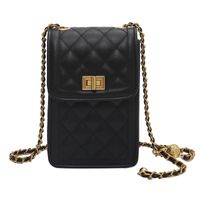 Lingge Chain Bag Female Fashion Western Style All-match Mobile Phone Bag main image 6