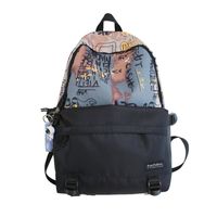Fashion Personality Bag Graffiti Backpack Student Backpack main image 6