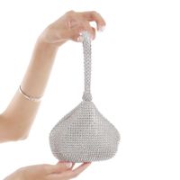 Diamond-studded Handbag Creative Design Trihedron Cosmetic Bag Dinner Bag Handbag main image 1