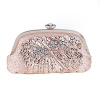Exquisite Evening Party Bag Beaded Pearl Clutch Bag main image 6