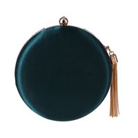 Le Nouveau Sac De Dîner Rond Sac De Robe Tissé Pendentif De Mode Petit Sac Carré Sac Diagonal main image 4