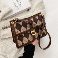 New Fashion Simple Messenger Bag Rhombus One-shoulder Small Square Bag main image 1