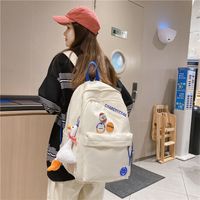 Korean Version Of Simple Backpack College Style Hit Color Cute Schoolbag main image 5
