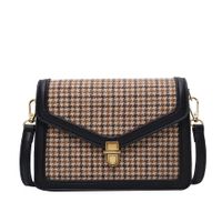 Retro Grid Bag 2021 New Trend Shoulder Messenger Bag Small Square Bag sku image 1