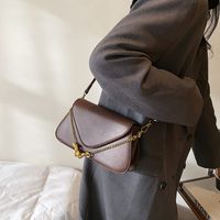 Simple Underarm Bag Solid Color Autumn And Winter Shoulder Bag sku image 3