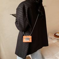 New Trendy Candy Color One-shoulder Messenger Chain Fashion Bag sku image 6