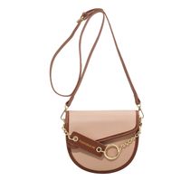 Retro Small Bag 2021 New Trendy Fashion Portable Messenger Bag Casual Shoulder Saddle Bag sku image 1