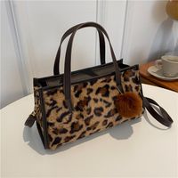 Fashion Temperament New Trendy Leopard Print Portable Shoulder Bag Korean Version Underarm Bag sku image 4