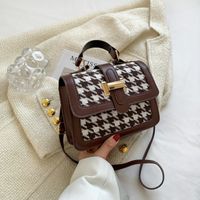 Temperament Handbags New Trendy Small Square Bag Personality Texture Shoulder Messenger Bag sku image 2