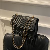Fashion New Embroidery Thread Small Bag Texture Korean Version Trend Chain Shoulder Bag sku image 2