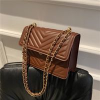 Fashion New Embroidery Thread Small Bag Texture Korean Version Trend Chain Shoulder Bag sku image 4