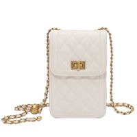 Lingge Chain Bag Female Fashion Western Style All-match Mobile Phone Bag sku image 1