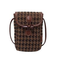 Retro Rhomboid Mobile Phone Bag New Trendy Leopard Fashion Single Shoulder Messenger Bag sku image 3