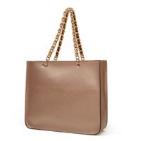 Fashion Chain Bag Lychee Pattern Portable Shoulder Bag sku image 4