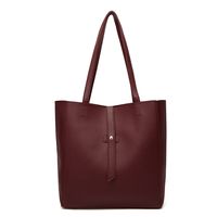 New Fashion Tote Bag Lychee-muster Single-shoulder-big Bag sku image 3