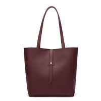 New Fashion Tote Bag Lychee-muster Single-shoulder-big Bag sku image 8