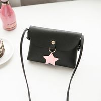 Women's Small Summer Pu Leather Cute Square Bag sku image 2
