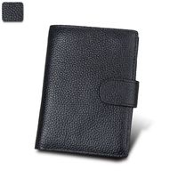 First Layer Cowhide Men's Wallet Retro Men's Wallet Rfid Fashion Wallet Leather Card Case sku image 2