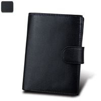 First Layer Cowhide Men's Wallet Retro Men's Wallet Rfid Fashion Wallet Leather Card Case sku image 3