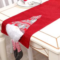 Christmas Decoration Faceless Doll Rudolph Dining Table Cloth Red main image 5