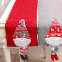 Christmas Decoration Faceless Doll Rudolph Dining Table Cloth Red main image 7