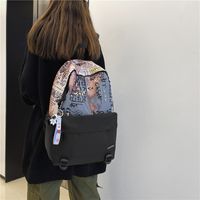 Fashion Personality Bag Graffiti Backpack Student Backpack sku image 8