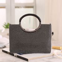 2021 Trend Women's Handbags New Diamond-studded Sequins Evening Party Bag sku image 2