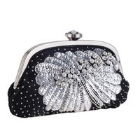 Exquisite Evening Party Bag Beaded Pearl Clutch Bag sku image 1