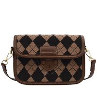 Bolso Pequeño Informal Bolso De Hombro Nuevo Bolso De Mensajero Con Textura De Otoño E Invierno Bolso Cuadrado Pequeño Retro sku image 2