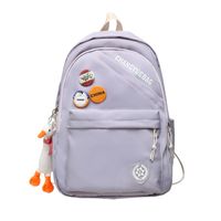 Korean Version Of Simple Backpack College Style Hit Color Cute Schoolbag sku image 2