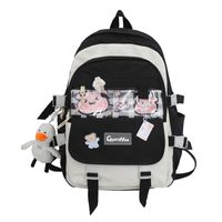 Simple Backpack Fashion Leisure Large-capacity Casual Backpack sku image 3