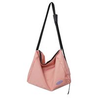 Candy Color Shoulder Bag Korean Leisure New Large-capacity Canvas Bag Wholesale sku image 4