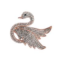 Fashionable Full Of Diamonds Inlaid Swan Brooch Accessories Clothing Brooch Accessories main image 7