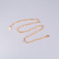 Fashion Sense Tide Clavicle Chain Tassel Short Chain Titanium Steel Necklace main image 3