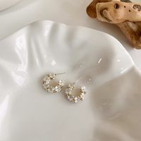 Pearl Flower Shell Earrings 2021 New Trendy Copper Earrings main image 5